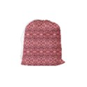 Pink-art-with-abstract-seamless-flaming-pattern Drawstring Pouch (Medium) View2