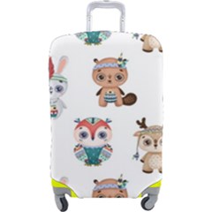Cute-cartoon-boho-animals-seamless-pattern Luggage Cover (large) by uniart180623