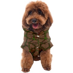 Cartoon-brown-stone-grass-seamless-background-texture-pattern Dog Coat by uniart180623