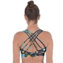 Seamless-pattern-with-breakfast-symbols-morning-coffee Cross String Back Sports Bra View2