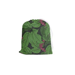 Seamless-pattern-with-hand-drawn-guelder-rose-branches Drawstring Pouch (small) by uniart180623