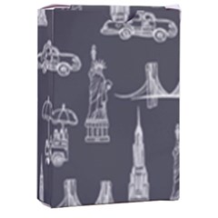 New York City Nyc Pattern Playing Cards Single Design (rectangle) With Custom Box by uniart180623