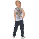 3d Typography World Map Kids  Sport Tank Top View2