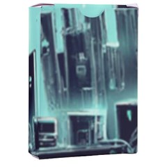 Buildings City Urban Destruction Background Playing Cards Single Design (rectangle) With Custom Box by uniart180623