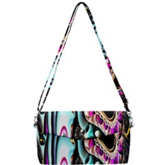 Garden Flower Nature Digital Art Abstract Removable Strap Clutch Bag by uniart180623