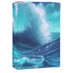 Tsunami Tidal Wave Ocean Waves Sea Nature Water Playing Cards Single Design (rectangle) With Custom Box by uniart180623