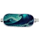 Ai Generated Waves Ocean Sea Tsunami Nautical Fantasy Rounded Waist Pouch View2