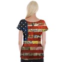 Usa Flag United States Cap Sleeve Top View2