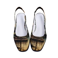 Fantasy Landscape Foggy Mysterious Women s Classic Slingback Heels by Ravend