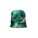 River Stream Flower Nature Drawstring Pouch (Small) View1