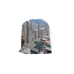 Building Sea Architecture Marina Drawstring Pouch (small) by Ravend