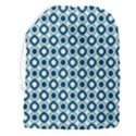 Mazipoodles Dusty Duck Egg Blue White Donuts Polka Dot Drawstring Pouch (3XL) View2