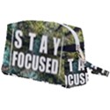 Stay Focused Focus Success Inspiration Motivational Wristlet Pouch Bag (Large) View2