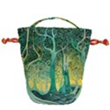 Nature Trees Forest Mystical Forest Jungle Drawstring Bucket Bag View2