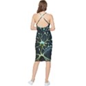 Ai Generated Neuron Network Connection Bodycon Cross Back Summer Dress View2