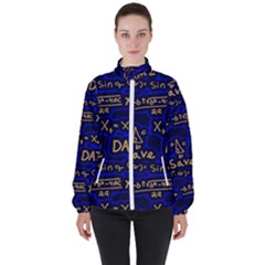 Art Pattern Design Background Graphic Women s High Neck Windbreaker by Ravend