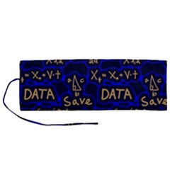 Art Pattern Design Background Graphic Roll Up Canvas Pencil Holder (m) by Ravend