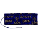 Art Pattern Design Background Graphic Roll Up Canvas Pencil Holder (M) View1