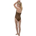 Brown Digital Straw - Country Side Go with the Flow One Piece Swimsuit View2
