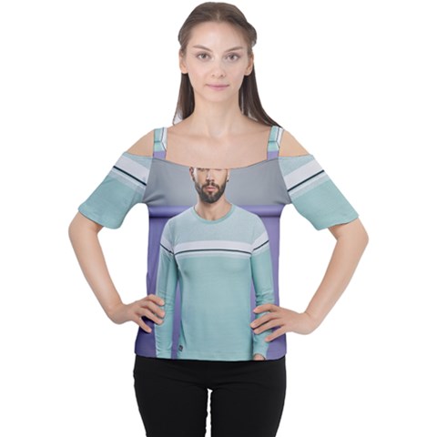 Img-20230610-wa0083 Cutout Shoulder Tee by Yogistores