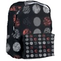 Black And Multicolored Polka Dot Artwork Digital Art Giant Full Print Backpack View3