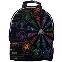 Zodiac Geek Mini Full Print Backpack by uniart180623
