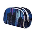 Night Music The City Neon Background Synth Retrowave Make Up Case (Small) View2