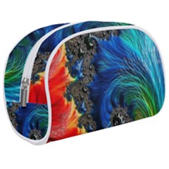Colorful Digital Art Fractal Design Make Up Case (medium) by uniart180623