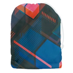 Minimalist Abstract Shaping Abstract Digital Art Minimalism Drawstring Pouch (3xl) by uniart180623