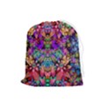 Flower Patterns Abstract Pattern Digital Art Drawstring Pouch (Large) View1