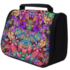 Flower Patterns Abstract Pattern Digital Art Full Print Travel Pouch (big) by uniart180623