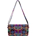Flower Patterns Abstract Pattern Digital Art Removable Strap Clutch Bag View1