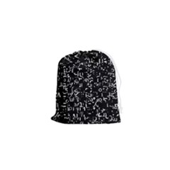 Abstract Secred Code Drawstring Pouch (xs) by uniart180623