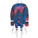 Minimalist Abstract Shaping Abstract Digital Art Zip Bottom Backpack View3