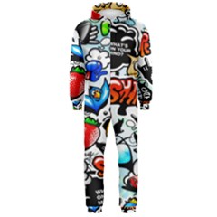 Graffiti Art Cartoon Comic Hooded Jumpsuit (men) by uniart180623