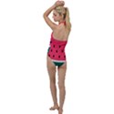 Watermelon Fruit Pattern Go with the Flow One Piece Swimsuit View2