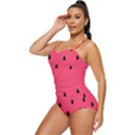 Watermelon Fruit Pattern Retro Full Coverage Swimsuit View2