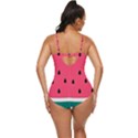 Watermelon Fruit Pattern Retro Full Coverage Swimsuit View4