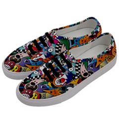 Cartoon Explosion Cartoon Characters Funny Men s Classic Low Top Sneakers by uniart180623