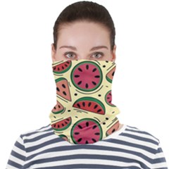 Watermelon Pattern Slices Fruit Face Seamless Bandana (adult) by uniart180623