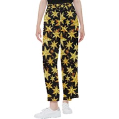 Shiny Glitter Stars Women s Pants  by uniart180623