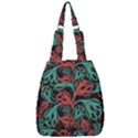 Flower Patterns Ornament Pattern Center Zip Backpack View1