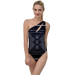 Infinity Feelings To One Side Swimsuit by uniart180623