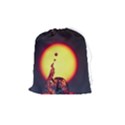 High Speed Waterdrop Drops Water Drawstring Pouch (Medium) View1