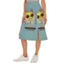 Loading Cat Cute Cuddly Animal Sweet Plush Midi Panel Skirt View2