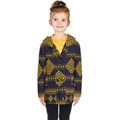 Abstract Antique Architecture Art Artistic Artwork Kids  Double Breasted Button Coat by Simbadda