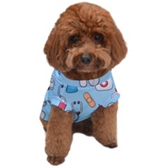 Medical Seamless Pattern Dog T-shirt by Simbadda