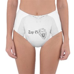(2)dx Hoodie  Reversible High-waist Bikini Bottoms by Alldesigners