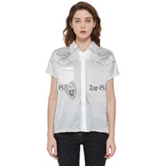 (2)dx Hoodie  Short Sleeve Pocket Shirt by Alldesigners
