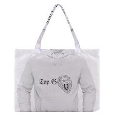 (2)dx Hoodie  Zipper Medium Tote Bag by Alldesigners